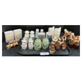 Morton, Little Brown Jug, Salt & Pepper Shakers.