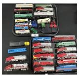 Lot Of Bachmann, Tyco Train Cars & Engines.