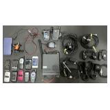 Icom Transceiver, Cell Phones, Air Brush.