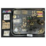 Military Pins, Coca Cola Pocket Knives, Belt