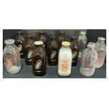 Quart Milk Bottles, Schmalz, Pecoraï¿½s, McDanielï¿½s.