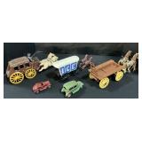 Cast Iron Wagons & Cars.