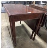 Deep Red Mahogany SwingGate DropLeaf Table.