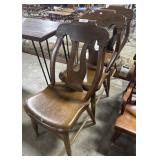 (3) Ballon Back Side Chairs.