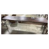 Dark Pine Hall Table.