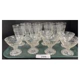 Anchor Hocking Laurel Leaf Etched Glass Set.