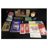 Racing Trading Cards, Cars, Wood Train Music Box
