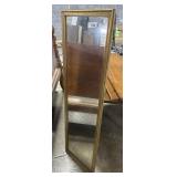 Vtg Golden Framed Wall Mirror.
