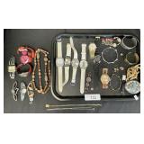 Watches, Costume Jewelry.