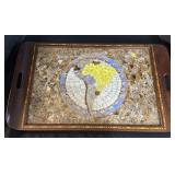 Vintage Brazilian Moth/ Butterfly Wing Tray.