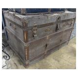 Large Steamer Style Trunk.