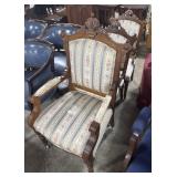 (3) Victorian Eastlake Style Parlor Chairs.