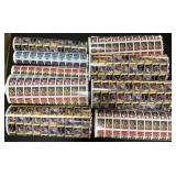 9 Sheets Uncut Fleer Basketball Cards.