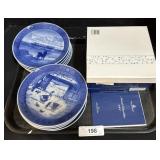 Royal Copenhagen Porcelain Collectors Plates.