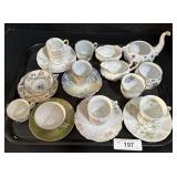 Lot Of Teacups & Mini Plates.