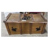 Knotty Pine Chest.