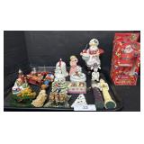 Christmas Ornaments, Figurines, Playing Cards.