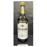 Windsor Canadian Whiskey Bottle.