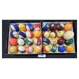 Lot Of Vintage Billiards Balls.