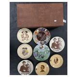 8 Vintage Hersheys Company Collector Plates.