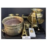 Brass Pots, Vases, Pen Holders.