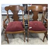 Vtg American Empire Style Side Chairs.