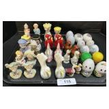 Lefton, Sandford Bird & Egg Salt & Pepper Shakers.