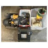 Propane Heater, Nail Gun, Polisher.