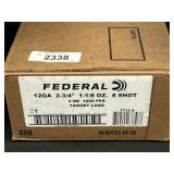 Federal 12 GA Shotgun Shells (250 Shells).