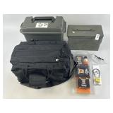 Ammo Cans, Field Duffle Bag, Gun Cleaning.