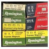 Remington & Federal 12 GA Shotgun Shells.