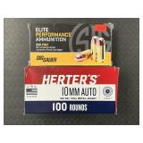10mm & 10mm Auto FMJ Ammo.
