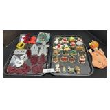 Vintage Cookie Cutters, Christmas Ornaments.