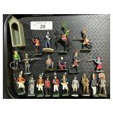 Vintage Lead Tit Army & Indian Figures.