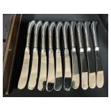 Reed & Barton 18/10 Steel Flatware Set Wb Chest.