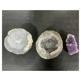 Geodes & Amethyst.
