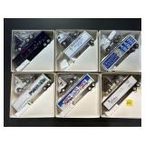 6 Winross Advertising Die Cast Semi Trucks.
