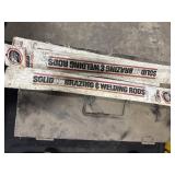 Vintage Socket Set and Welding Rods.