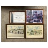 Signed Jack Schmitt Prints, Racing Photo, Cert.