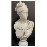Chalkware Carrier Belleuse Bust.