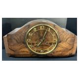 Wooden Art Deco Style Mantel Clock.