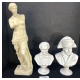 Chalkware Venus de Milo Sculpture & Busts,