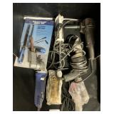 Belt Sander, Angle Grinder, Power Shears.