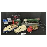 Ertl Die Cast Banks Train Engines Phone.