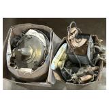 Antique Art Deco Light Fixtures.