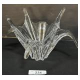 Art Glass Water Splash Candy Dish.