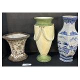 3 Various Porcelain Vases,