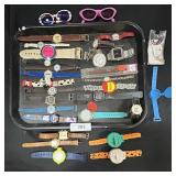 Lot Of Various Fashion Wrist Watches.