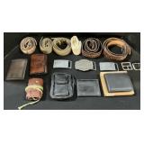 Leather Belts & Wallets, Belt Buckles.