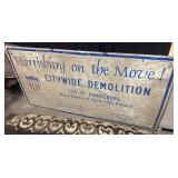 Large ï¿½Harrisburg on the Moveï¿½ Metal Sign.